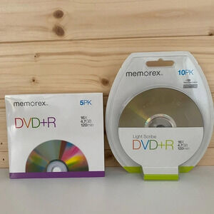 MEMOREX | DVD + R | 16X | 4.7GB | 120min | Sealed